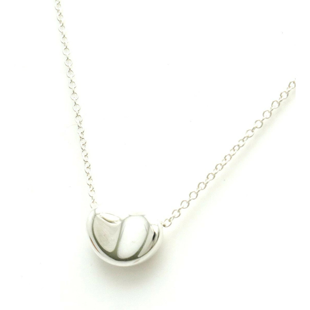 TIFFANYCo Tiffany Elsa Peretti Bean Pendant Necklace Beans Silver